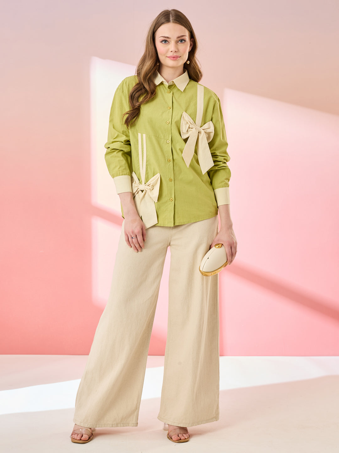 The Olive Green Ribbon shirt