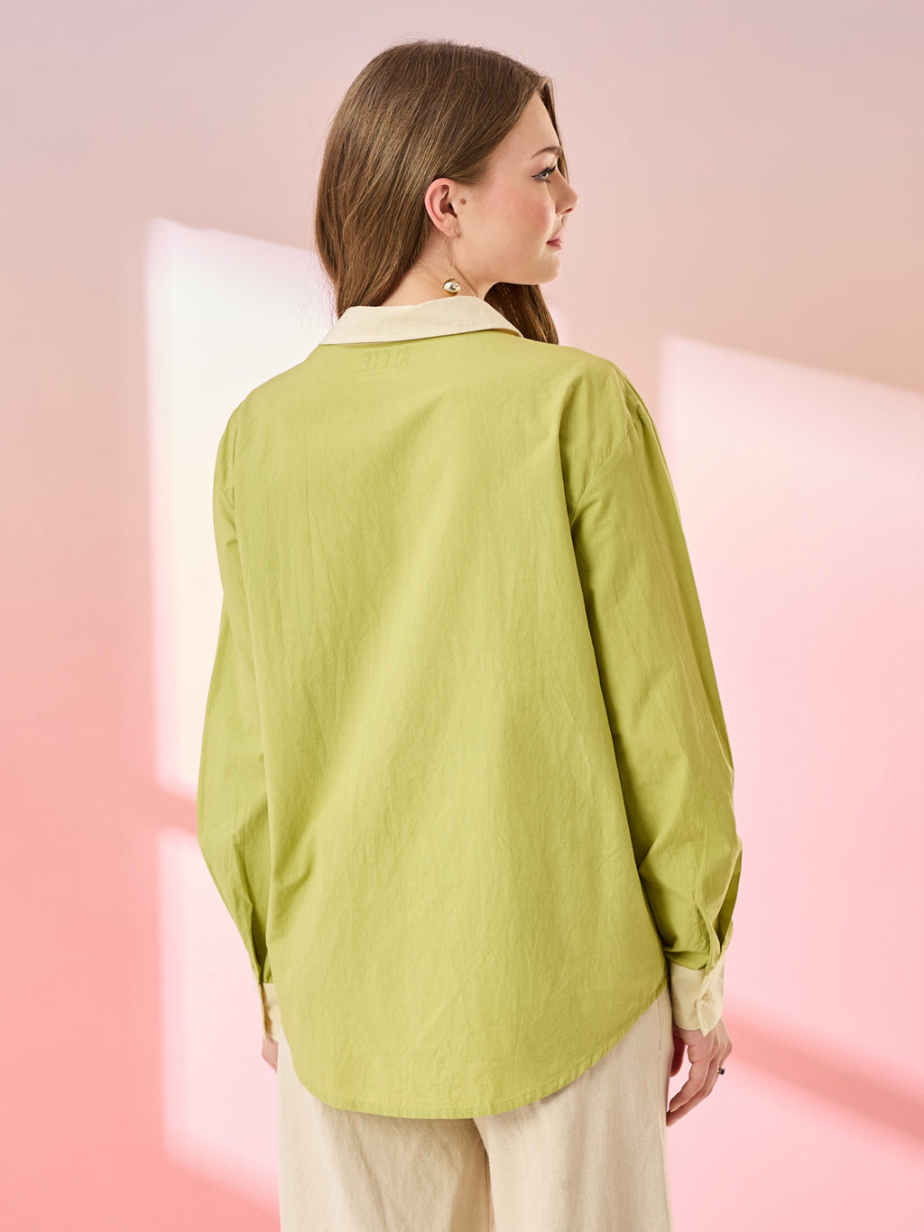 The Olive Green Ribbon shirt