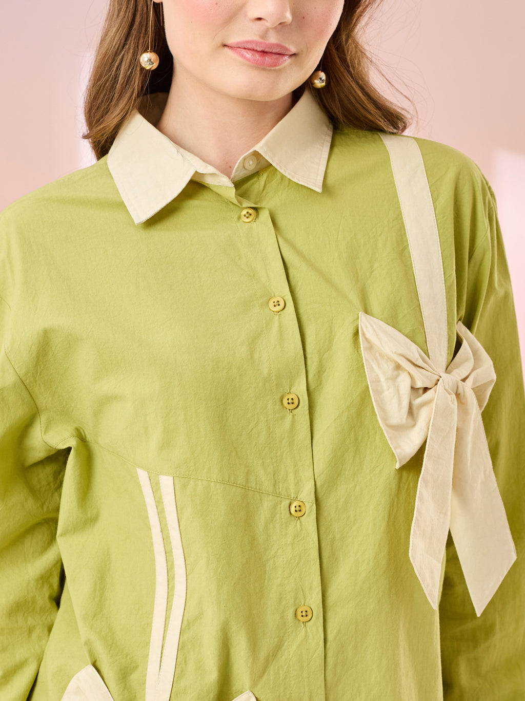 Bijou Sequin Bow Shirt