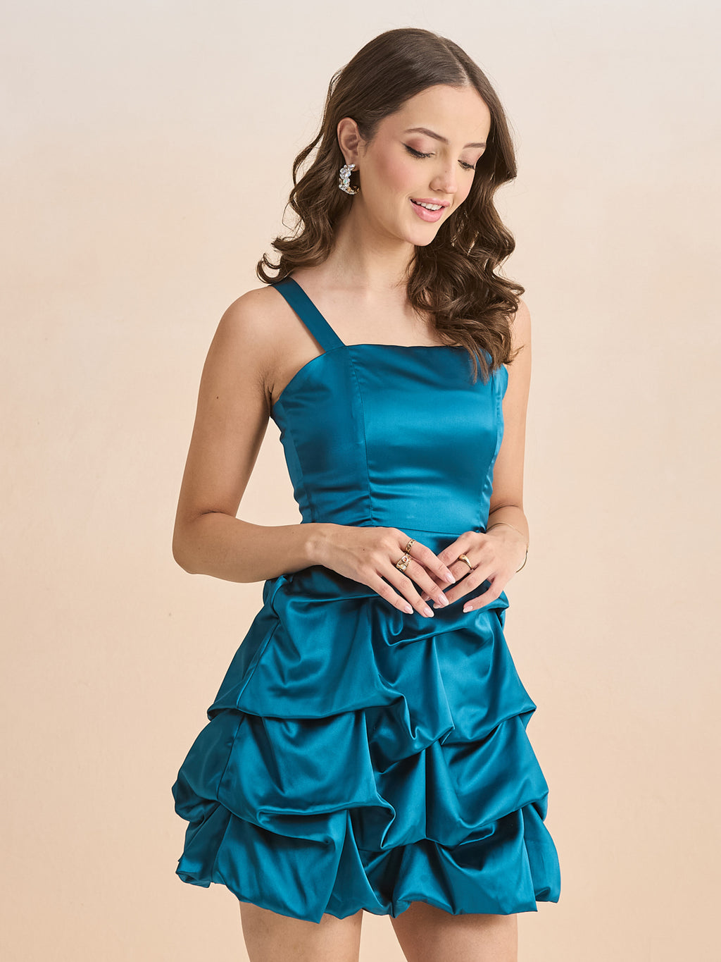 Vesper Bubble Hem Dress