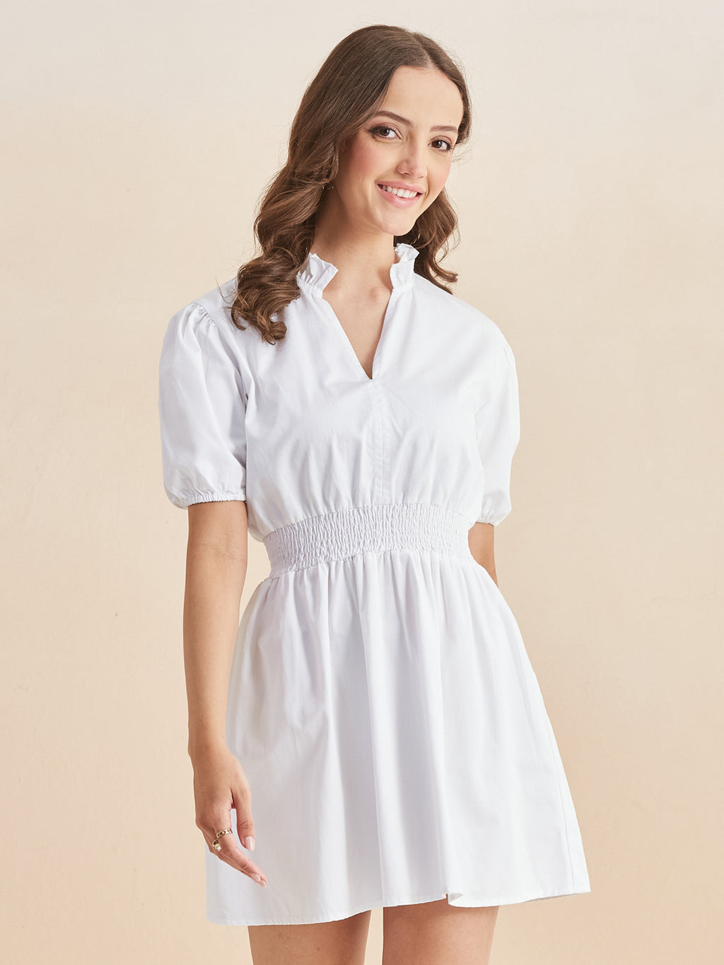 Muse Smocked Mini Dress