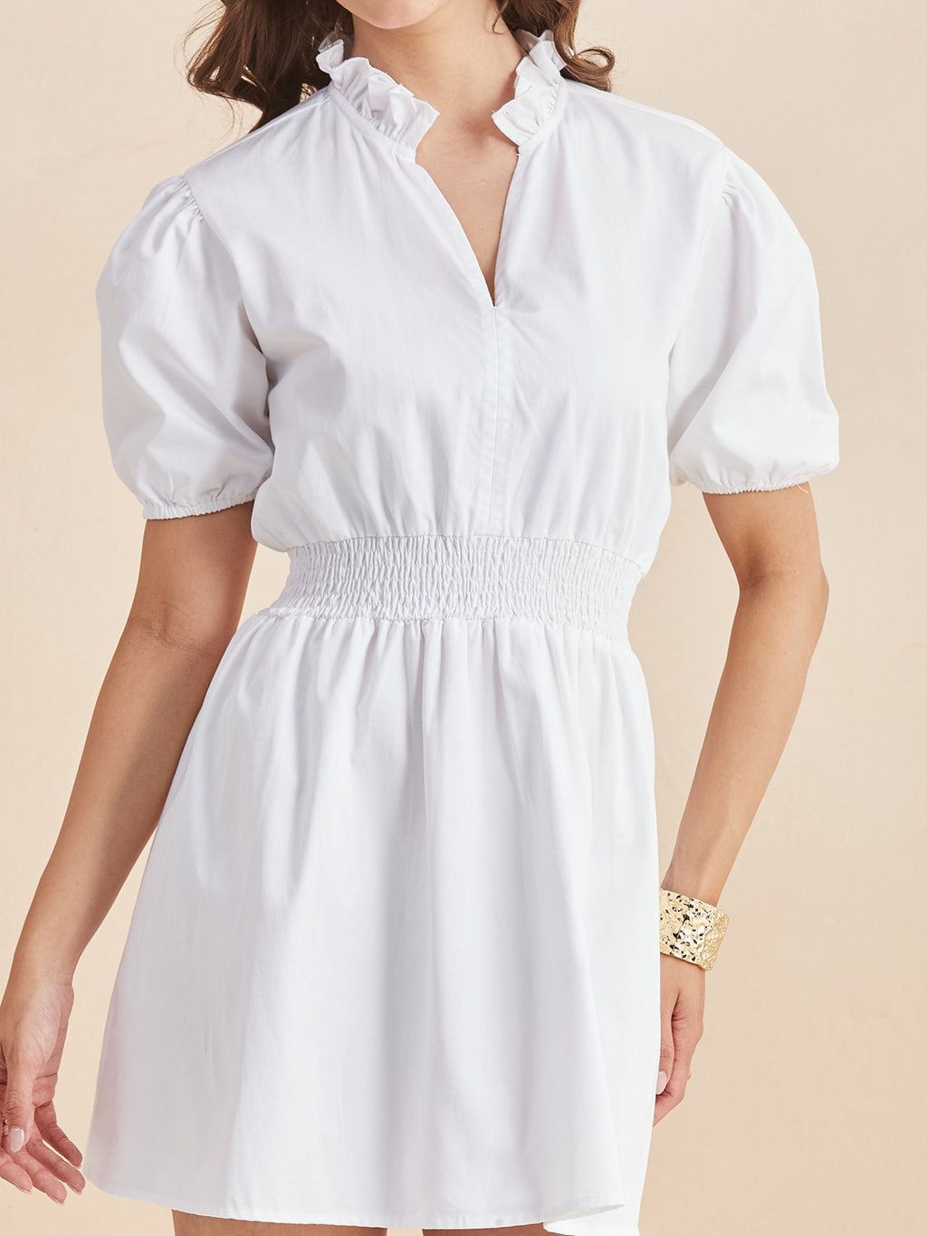 Muse Smocked Mini Dress