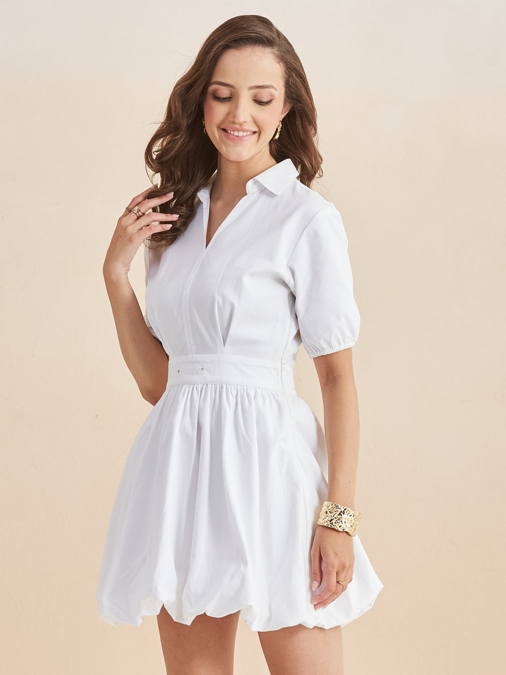 Darling Bubble Shirt Dress