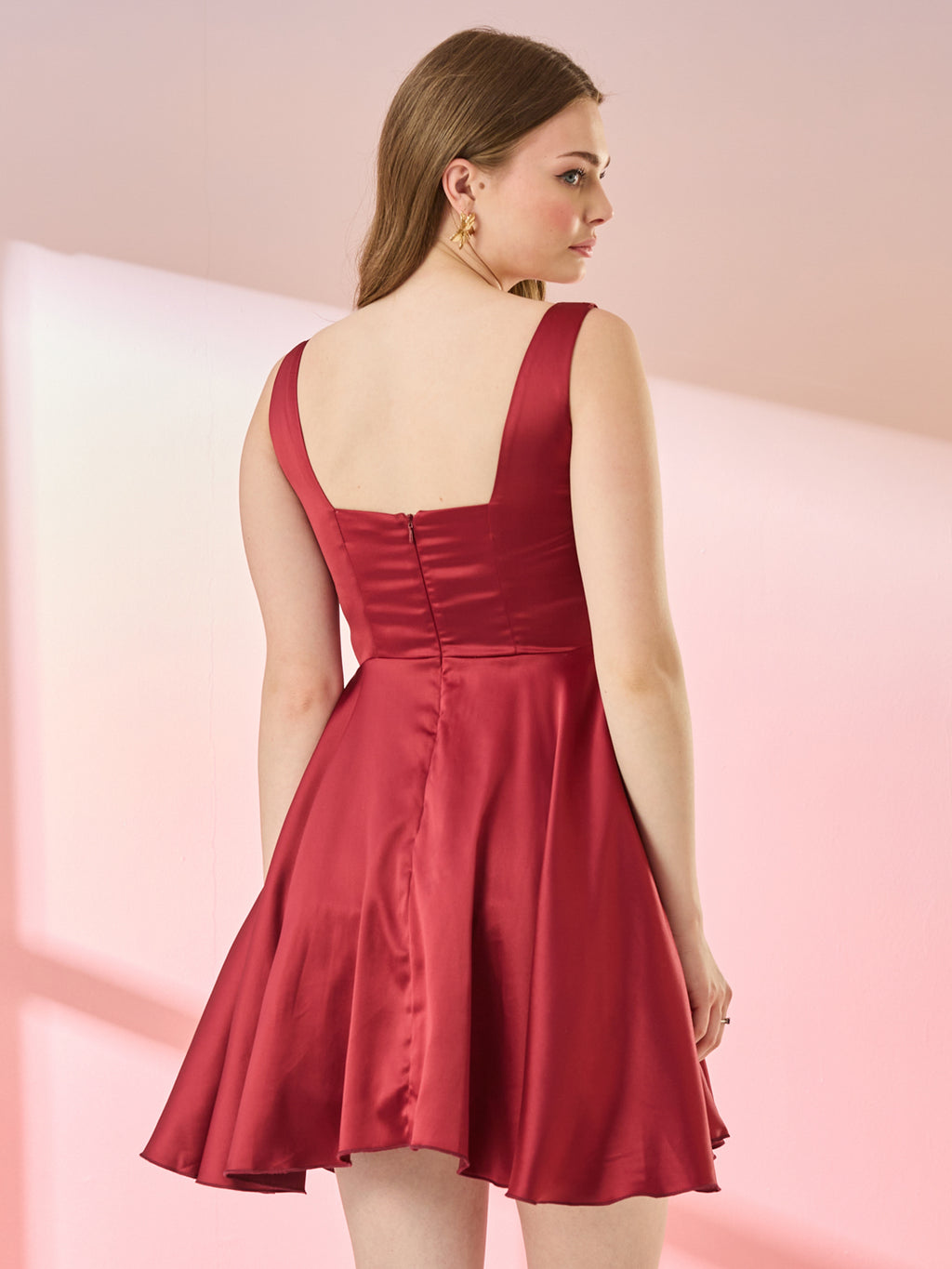 Grace Boat Neck Mini Dress