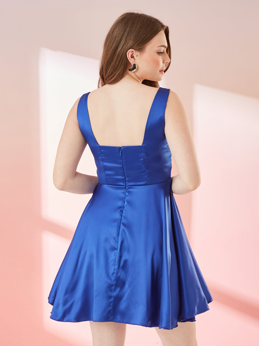 Grace Boat Neck Mini Dress