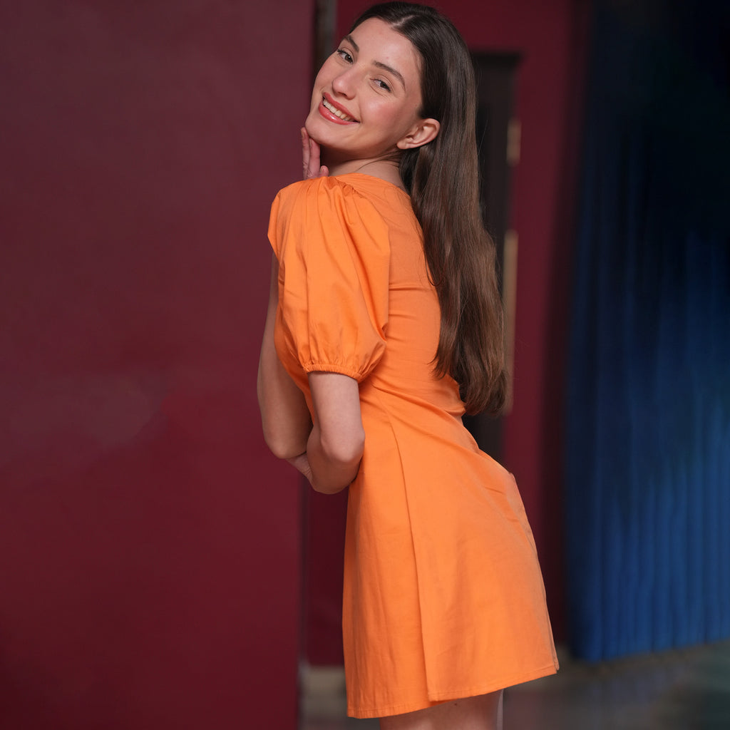 Puff Sleeve Dress