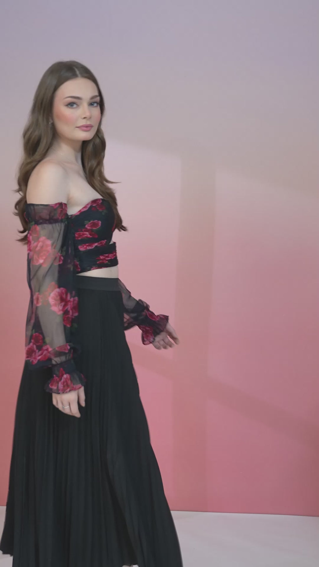 Thorn Off Shoulder Crop Top