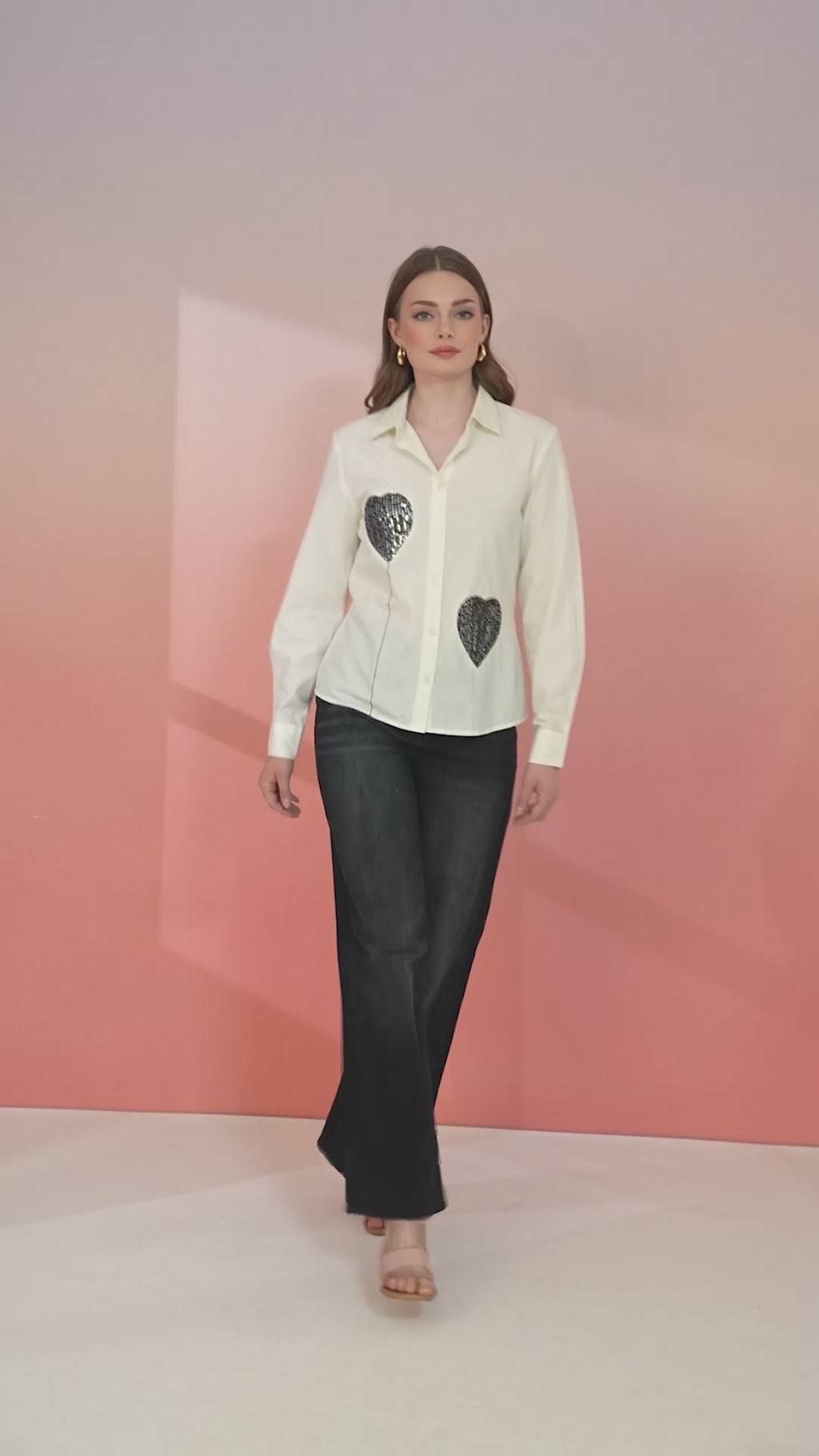 Smitten Sequin Heart Shirt