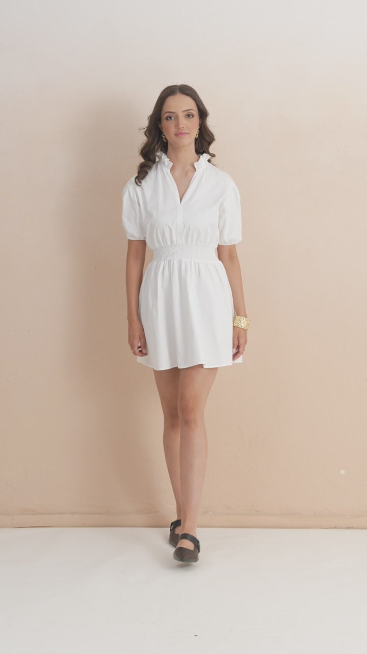 Muse Smocked Mini Dress