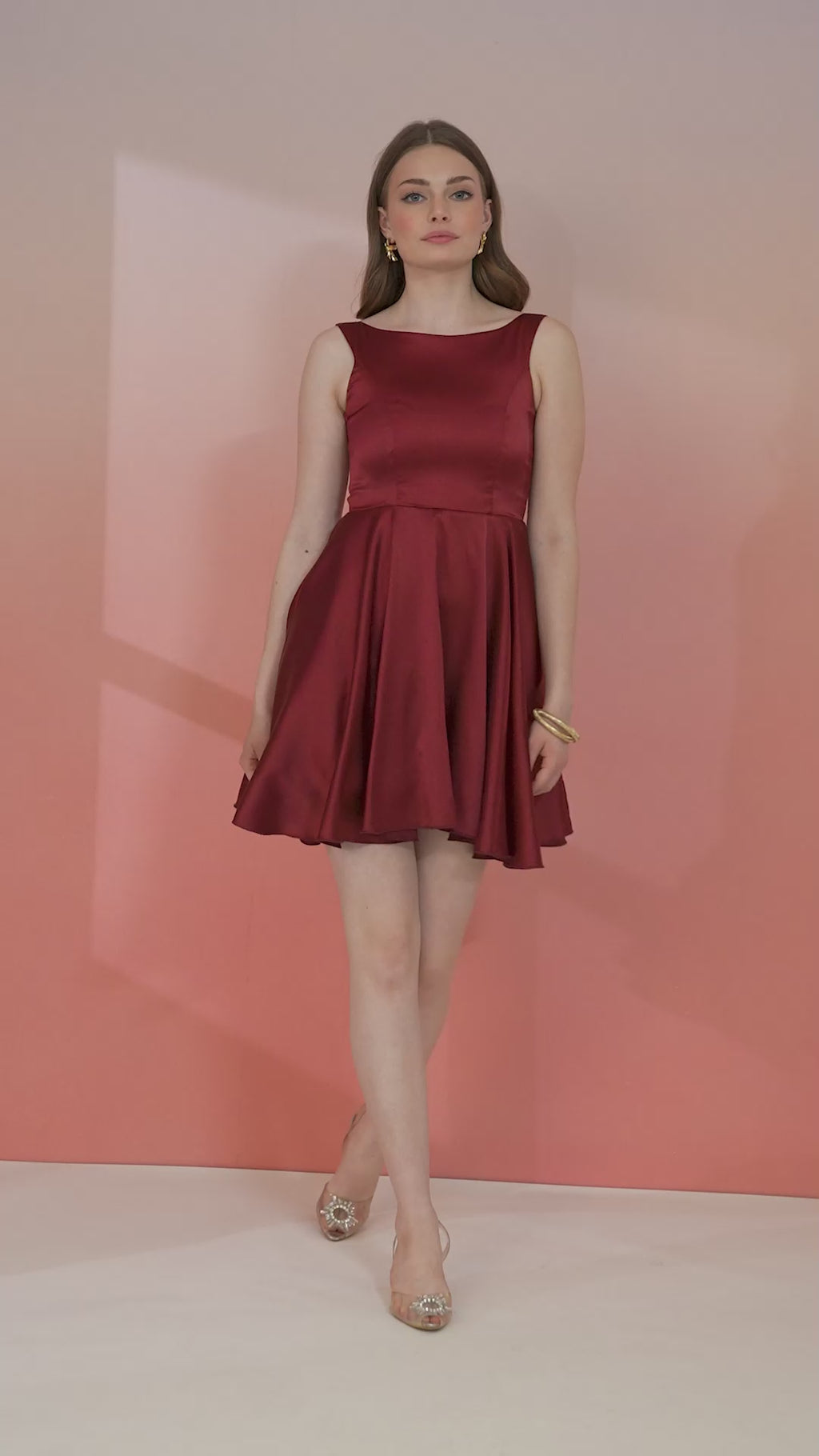 Grace Boat Neck Mini Dress